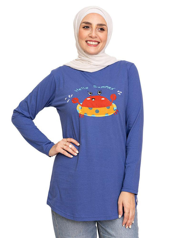 Castle Printed Long - Sleeve Design 55 - Khotwh